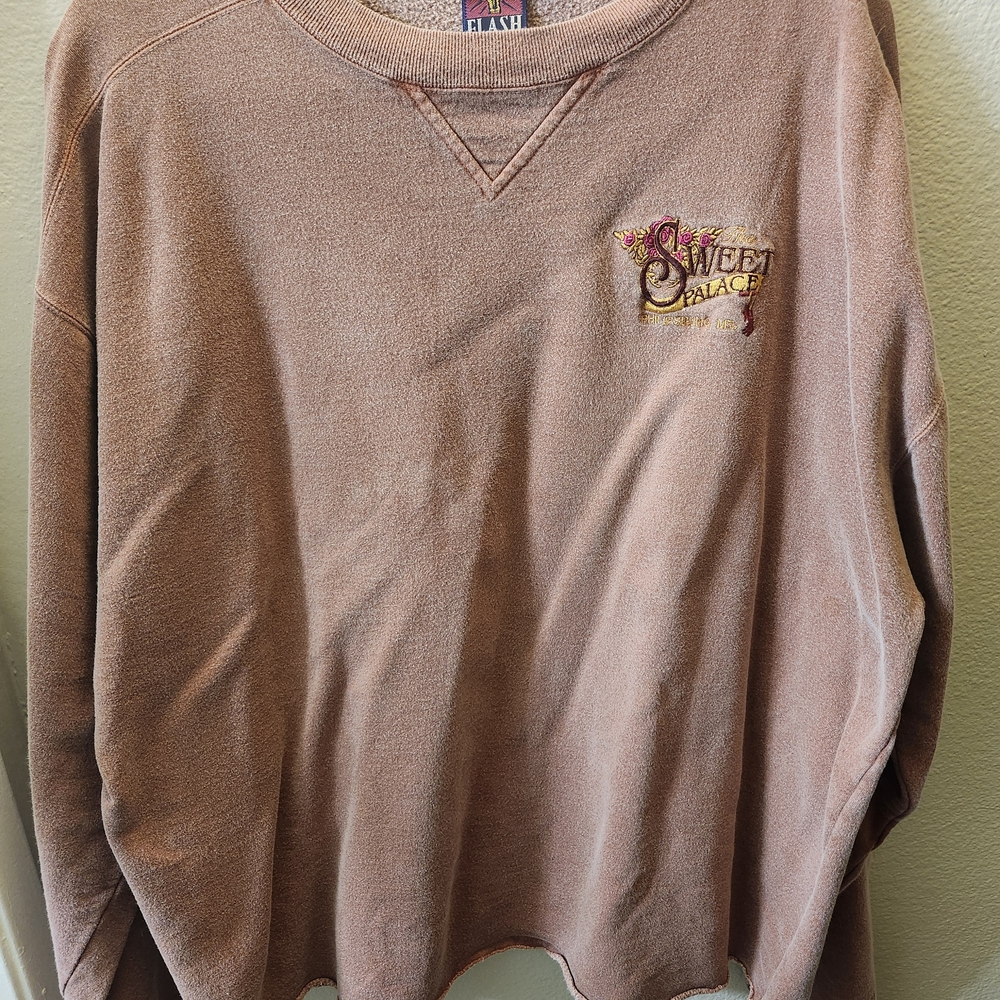 Women's Crewneck Sweater in Tan